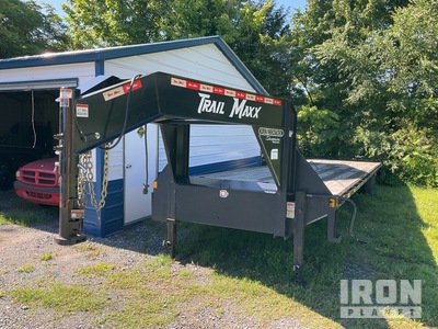2024 Trail Maxx MAX210S-40 5000 lb 40 ft T/A Gooseneck Equipment Trailer