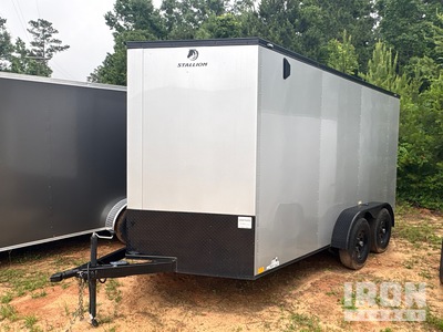 2025 Stallion 14 ft Enclosed Trailer