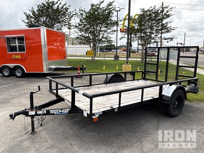 2023 Top Hat DSP12X77-2.9N-R 12 ft S/A Utility Trailer