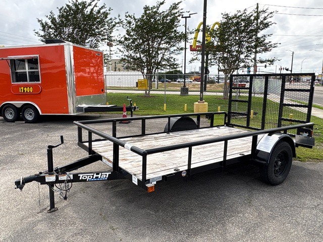 2023 Top Hat DSP12X77-2.9N-R 12 ft S/A Utility Trailer