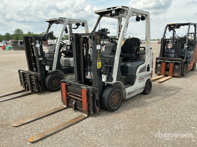 2015 Nissan MCP1F2A20LV 4000 lb Cushion Tire Forklift