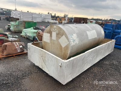 1000 gal Skid Mounted Steel Fuel Tank
