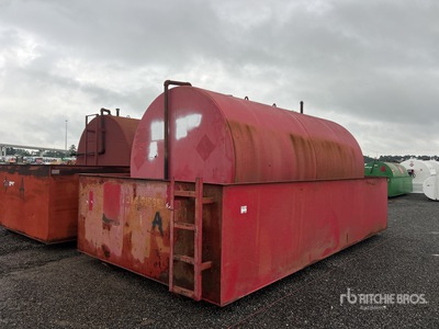 4000 gal Skid Mounted Steel Benzinetank