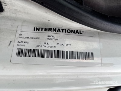 2020 International MV607 4x2 Van Truck