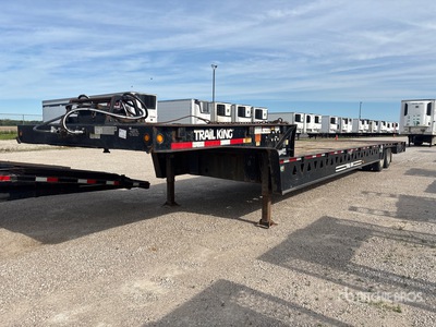 2014 Trail King TK80HT-482 52 ft T/A Hydraulic Tail Trailer