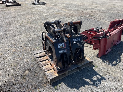 Quantity of (2) 2015 Cat Plate Compactors Plate Compactor Attachment