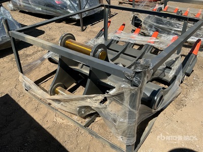 2026 KJ AMK36 65 in Excavator Rake - Fits Cat 336 / 30 - 38 ton (Unused)