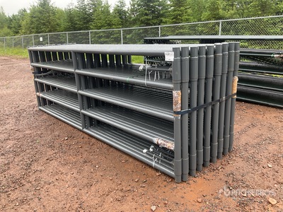 Quantity of (16) 2026 BYT MRG120 12 ft x 4 ft Steel Heavy Duty Magnum Ranch ゲート (Unused)