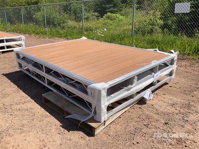 Quantity of (2) 2026 BYT BDF6 6 ft x 8 ft Aluminum Boat Dock Section Kit (Unused)