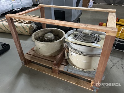 Quantity of (3) 3 Phase Industrial Fans Divers - Industriel