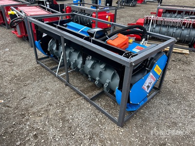 2026 Raytree RMDM72SS 72 in Drum Skid Steer Mulcher (Unused)