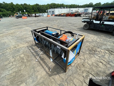 2026 Raytree RMDM72SS 72 in Drum Skid Steer Mulcher (Unused)