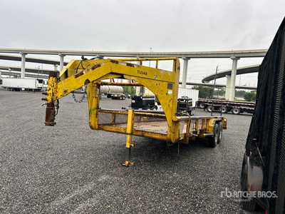 2003 Odom 20 ft T/A Gooseneck Utility Trailer