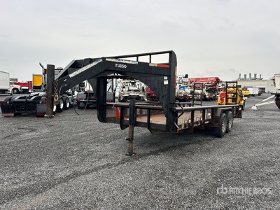2003 Odom 20 ft T/A Gooseneck Utility Trailer