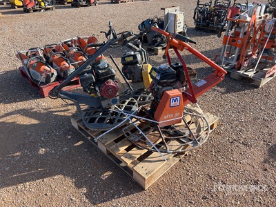 Qte De Truelles Mecaniques Qty Of Concrete Trowels コンクリート その他