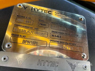 2023 Hytec FM490 Skid Steer Loader