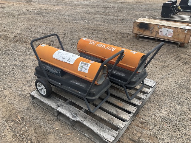 (2) Dayton Portable Fired Heaters (2) Dayton Portable Fired Heaters