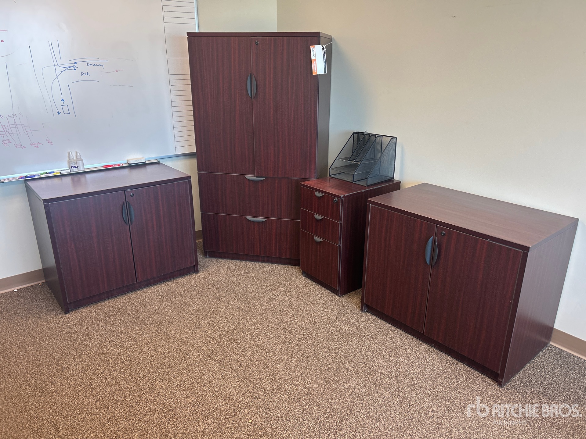 Quantity of (4) Wooden Cabinet