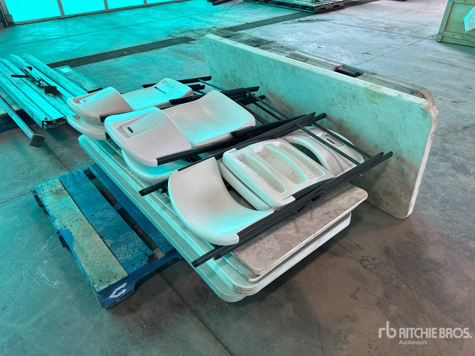 Quantity of Folding Tables and Chairs