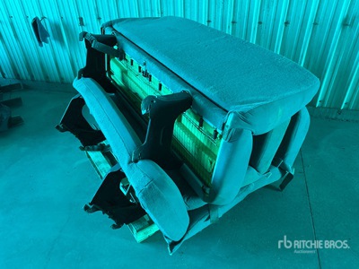 Quantity of (4) Bench Motor Coach Bus Seats