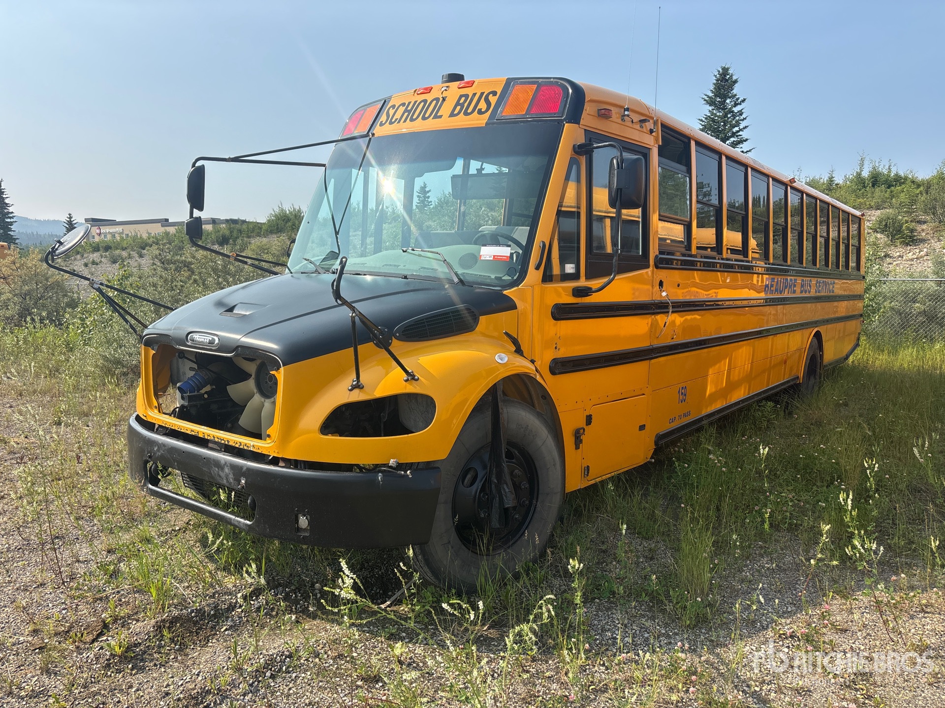 2014 Freightliner B2 4x2 70-Seat School Bus (Inoperable)