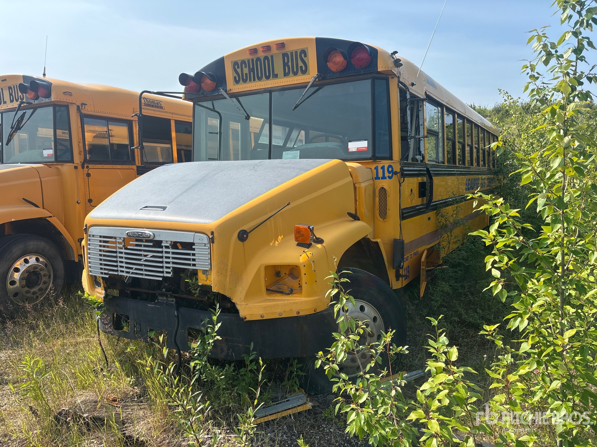 2001 Freightliner Thomas 4x2 72-Seat School Bus (Inoperable)