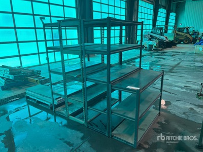 Quantity of Metal Shelving