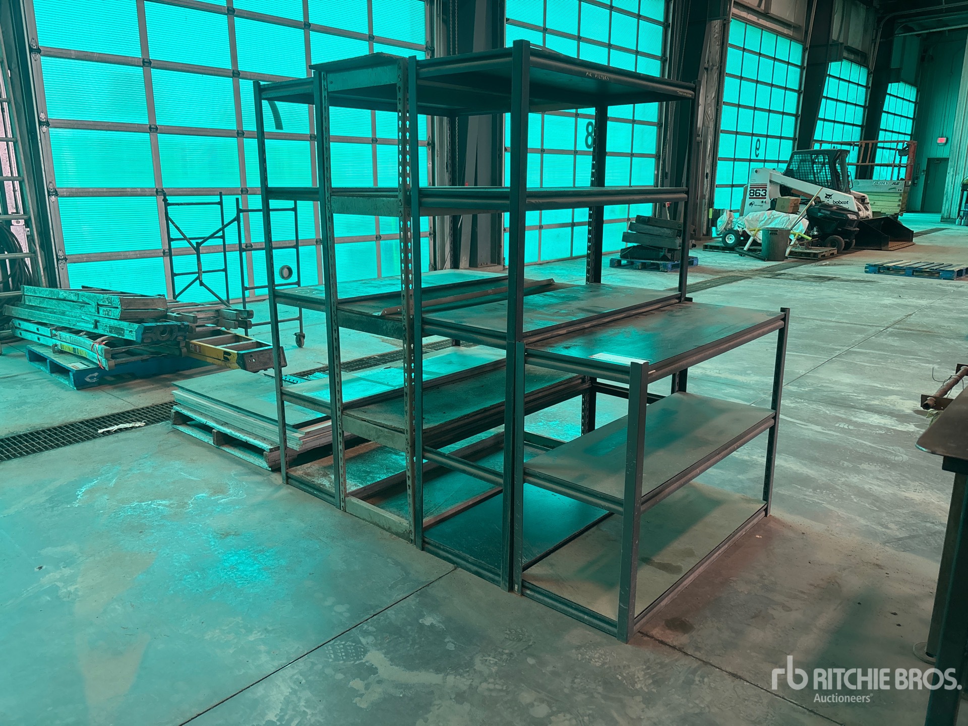 Quantity of Metal Shelving