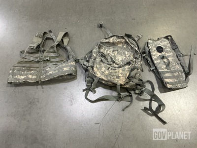 (16) Fighting Load Carriers, (9) Hydration System Carriers & Assorted Items