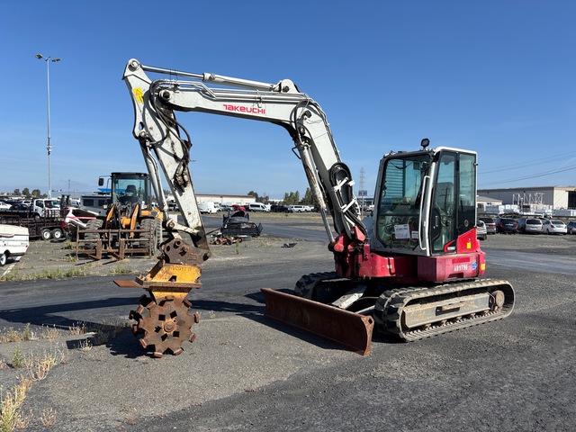 2017 Takeuchi TB280FR Mini Excavator