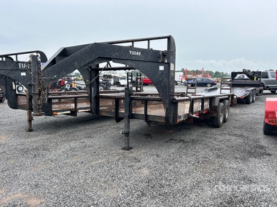 Odom 20 ft T/A Gooseneck Utility Trailer