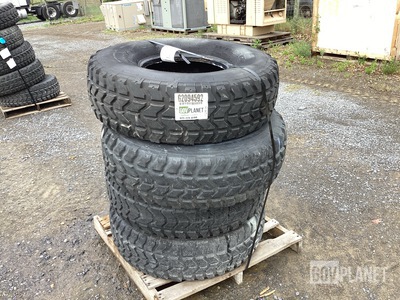 (4) Goodyear Wrangler 37x12.50R16.5LT Tires