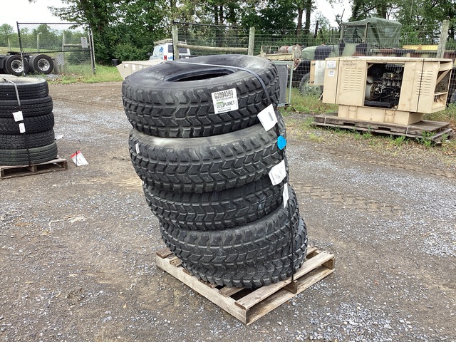 (5) Goodyear Wrangler 37x12.50R16.5LT Tires