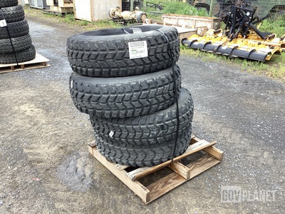 (4) Goodyear Wrangler 37x12.50R16.5LT Tires