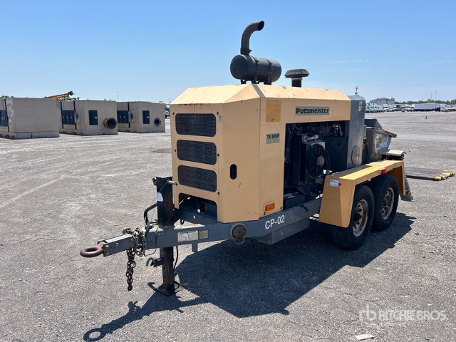 2014 Putzmeister TK60HD Concrete Pump