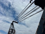 Crane Superstructure with Pendant Line (Boom Tension Line)