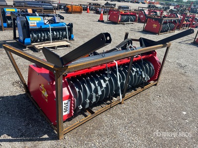 2026 Raytree RMBD72ST 72 in Drum Skid Steer Mulcher (Unused)