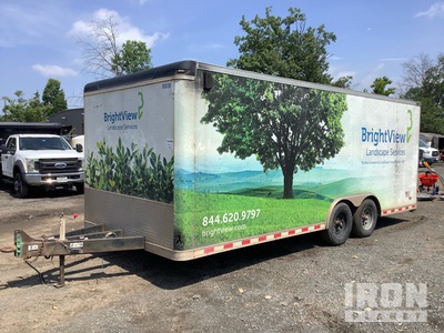 2014 Bravo 20 ft T/A Enclosed Trailer