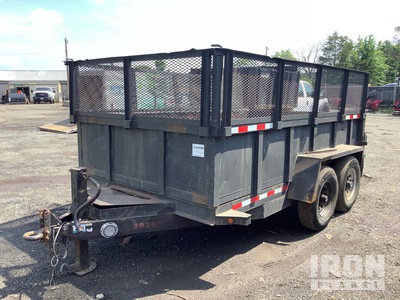 2014 Reiser 12 ft T/A Dump Utility Trailer