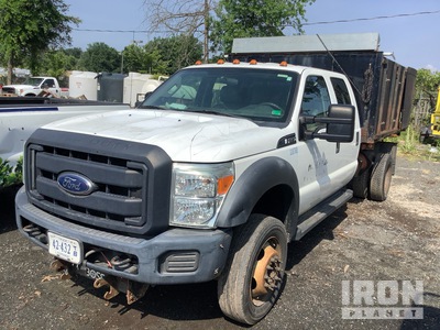 2016 Ford F450 XL 4x2 Crew Cab Plow hookup شاحنة قلابة /محور واحد