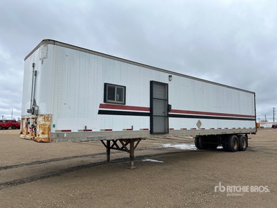 1989 Fruehauf 53 ft x 8 ft 6 in Portable T/A مكتب متحرك