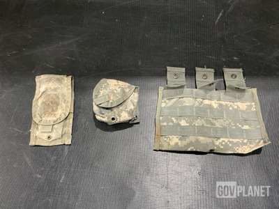 (519) M4 Two Mag Pouches, (74) Hand Grenade Pouches & Assorted Items