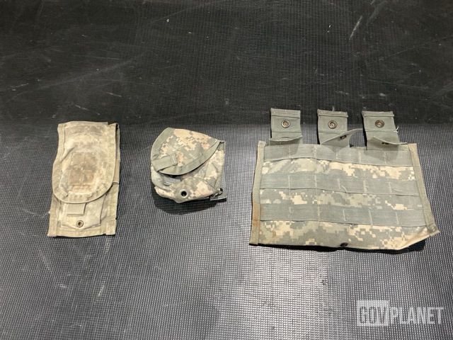 (519) M4 Two Mag Pouches, (74) Hand Grenade Pouches & Assorted Items