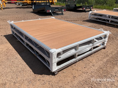 Quantity of (2) 2026 BYT BDF6 6 ft x 8 ft Aluminum Boat Dock Section Kit (Unused)