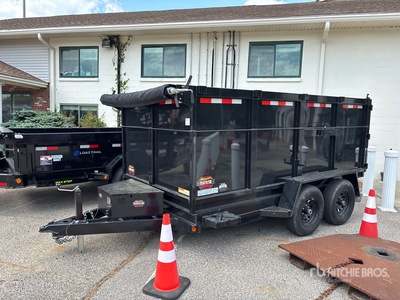 2024 Covered Wagon D-6X12X4X10 12 ft T/A Dump Utility Trailer
