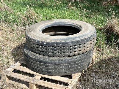 Quantity of (2) 11R24.5 Tires