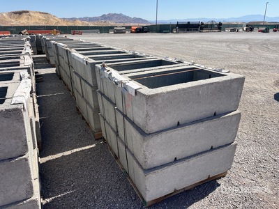 Quantity of (5) Pallets of 3 ft x 2 ft x 1 ft Concrete Electrical Boxes