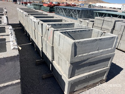 Quantity of (5) 3 ft x 2 ft x 1 ft Concrete Electrical Boxes
