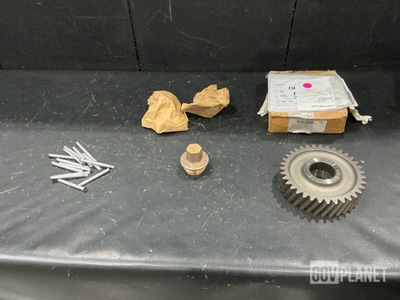 (10) Machine Thread Plugs, (2) Helical Gears, (15) Screws & Assorted Items