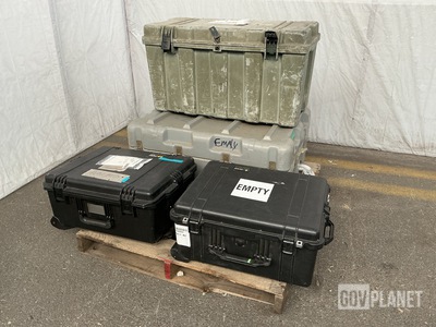 (1) Trunk Locker & (3) Storage Cases